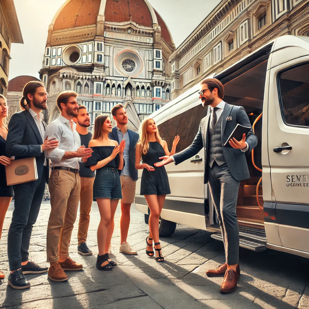 Florence_private_bus_in_Florence